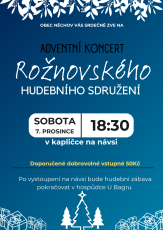 Adventní koncert Rožnovského  hudebníhosdružení