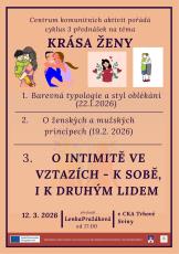 Přednáška z cyklu "Krása ženy"  - o intimitě ve vztazích