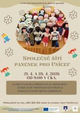 Společné šití panenek pro Unicef