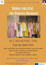 Sbírka šatstva pro Diakonii Broumov