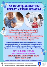 Na co jste se nestihli zeptat Vašeho pediatra