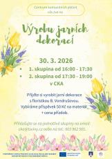 Jarní dekorace s floristkou
